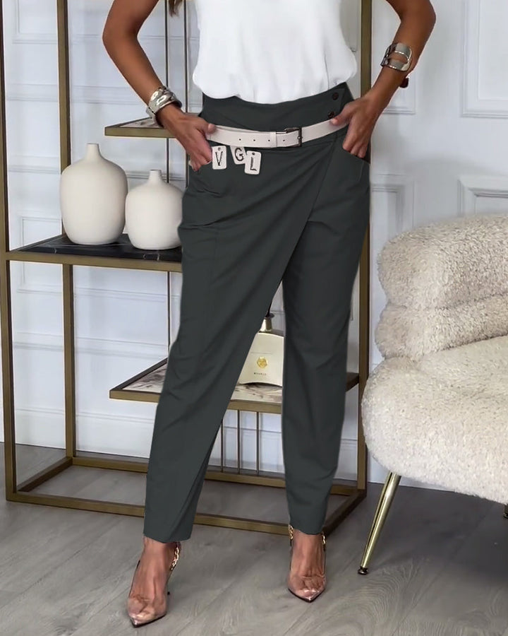 EMILIA™ - High-Waist Pants + Free Belt