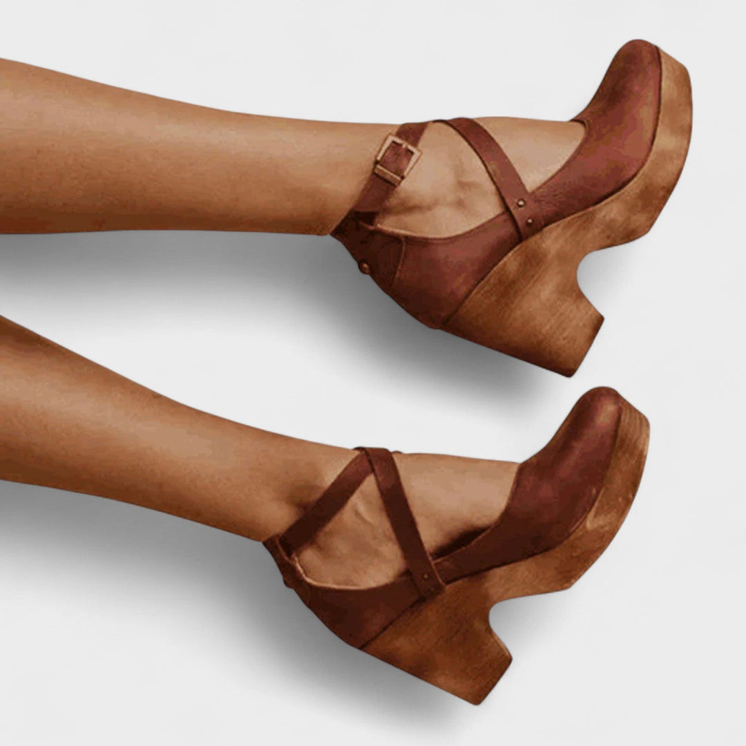 ELARU™ – Classic Comfort Wedge Sandals – Susan & Ashley