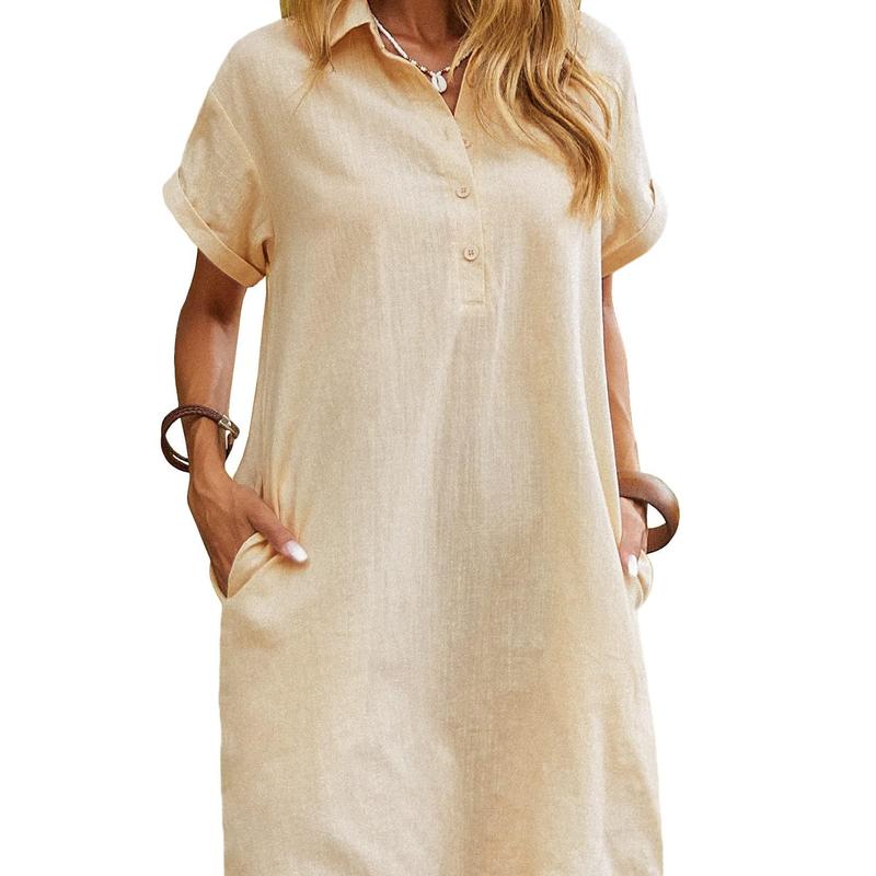 The Odile midi dress styled with sandals and a basket bag