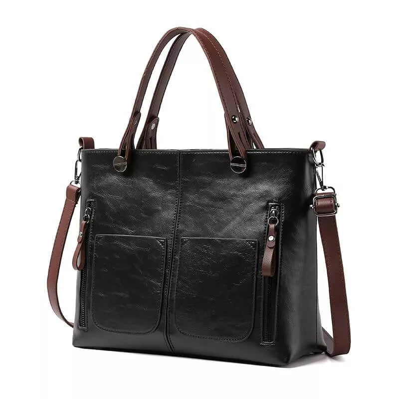 LIVIA™ - Classic Leather Handbag