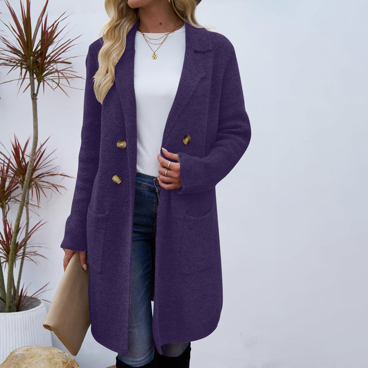 ZAHEKA™ - Casual Long Sleeve Mid Length Coat