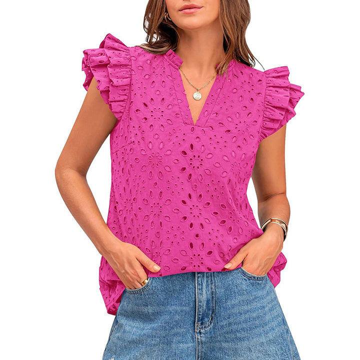 AVESSA™ – Comfy Daily Cap Sleeve Summer Boho Top