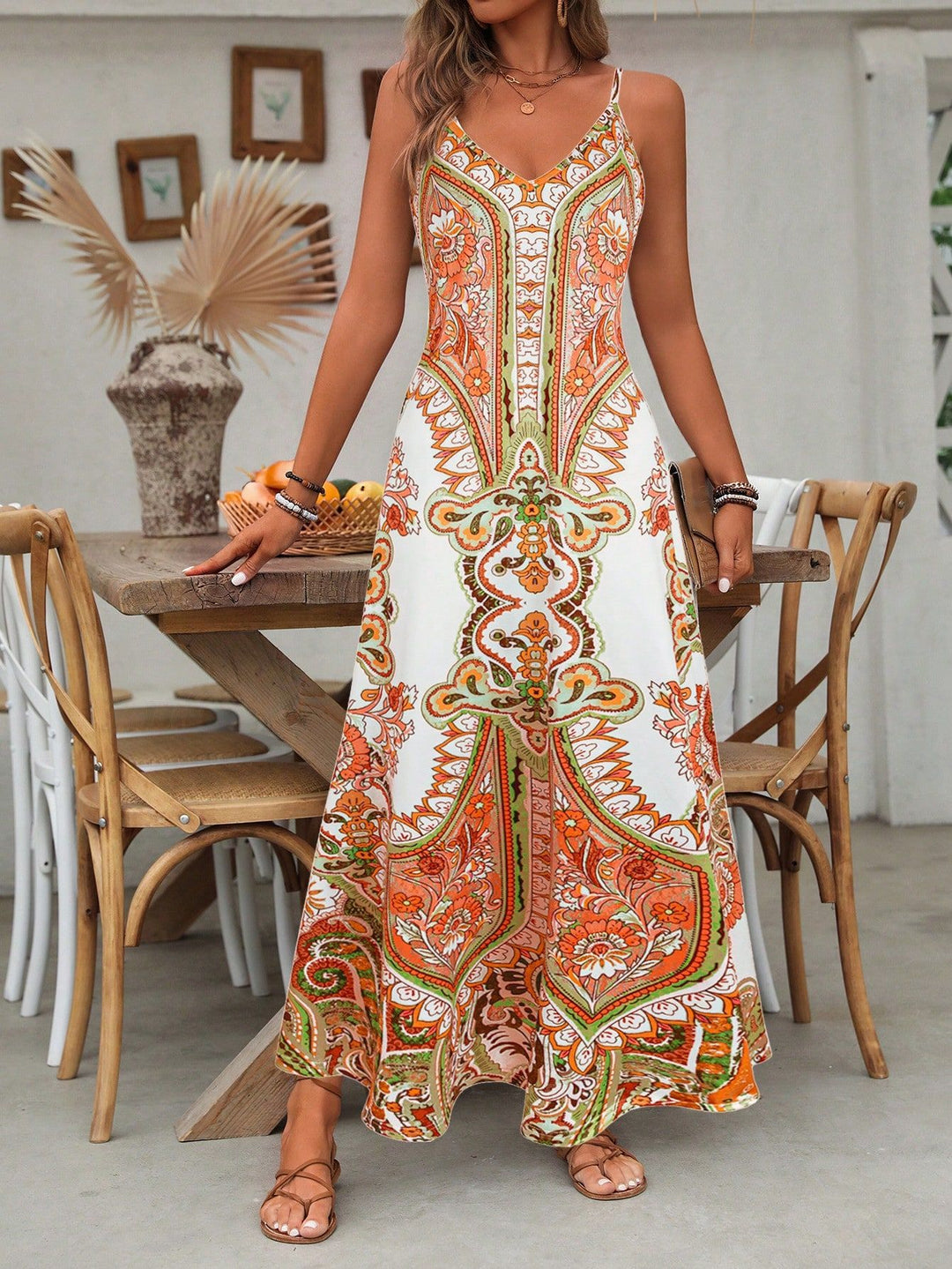 JAYZHEL™ – Chic Summer Sleeveless Strap Maxi Dress