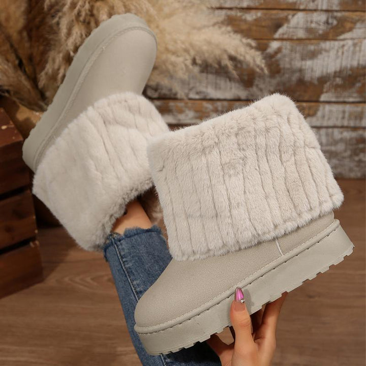 WILLOW™ - Stylish Fluffy Faux Lined Snow Boots for Winter Wear